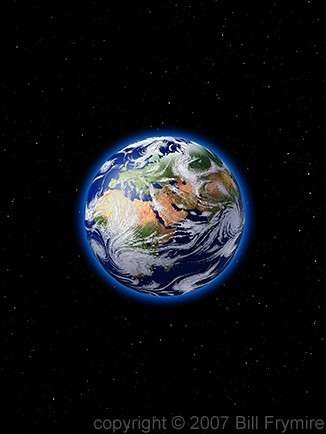 earth from space