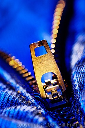open zipper