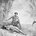 Gustave Dore illustration of Adam and Eve