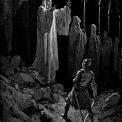 Engraving of Gustave Dore illustration The Corpse Candles