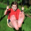 girl on swing