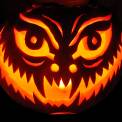 scary pumpkin face
