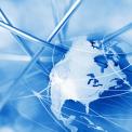 networking globe showing the Americas