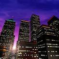 cityscape at night