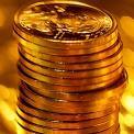 Stack of gold coins